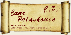 Cane Palasković vizit kartica